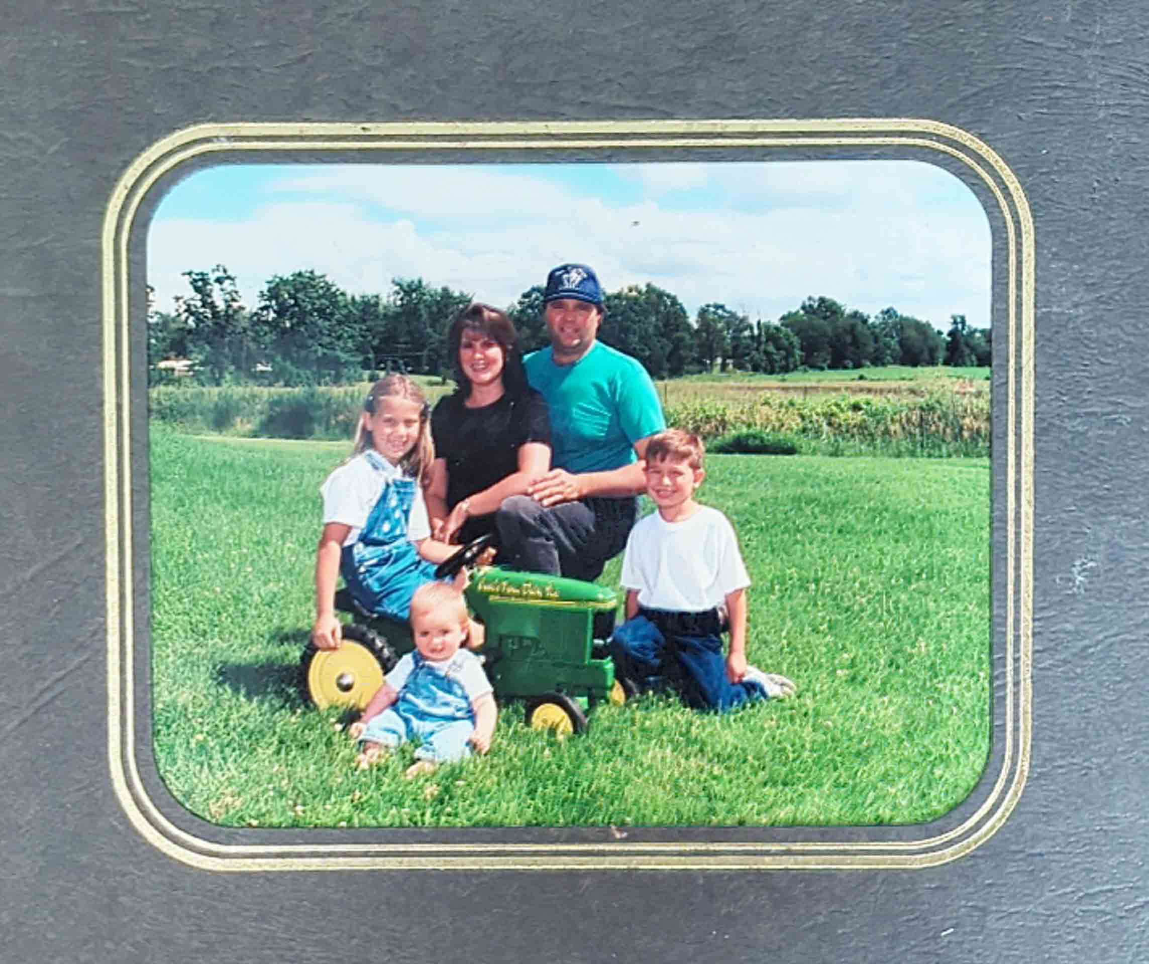 Cook's Farm Dairy Family with Green Tractor